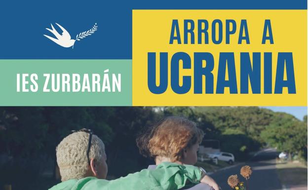 El IES Zurbarán 'Arropa a Ucrania'