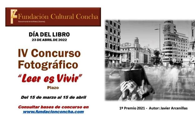 La Fundación Concha convoca el IV Concurso Fotográfico 'Leer es vivir'