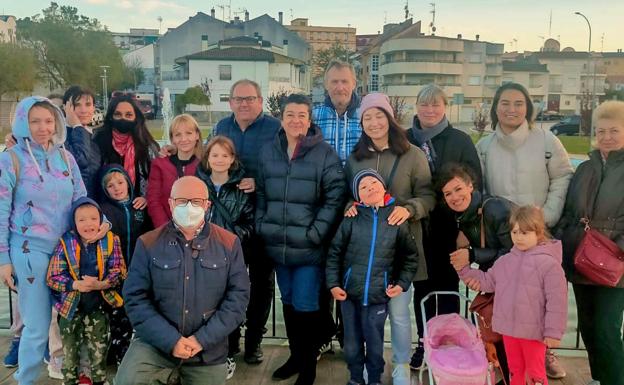 Ocho familias ucranianas han sido ya acogidas en Navalmoral y la zona