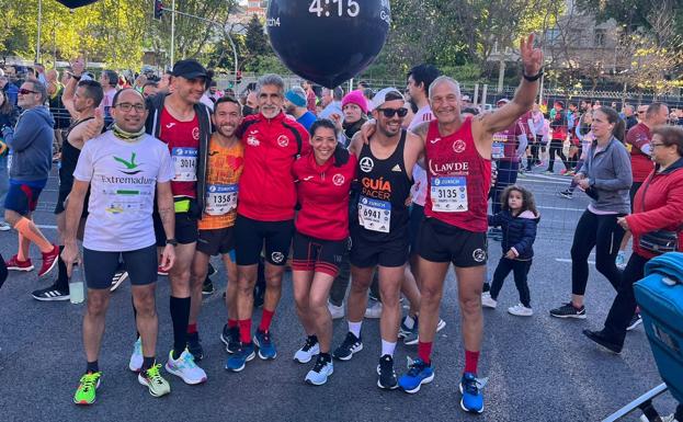 Seis corredores de Navalmaratón en el Maratón Popular de Madrid