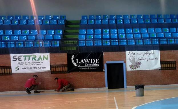 La próxima semana se espera reanudar la actividad en el pabellón del Molinillo