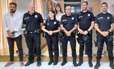 La plantilla de la Policía Local se refuerza con cuatro nuevos agentes