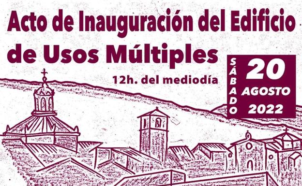 Artistas moralos en la inauguración del edificio de usos múltiples de Casar de Palomero