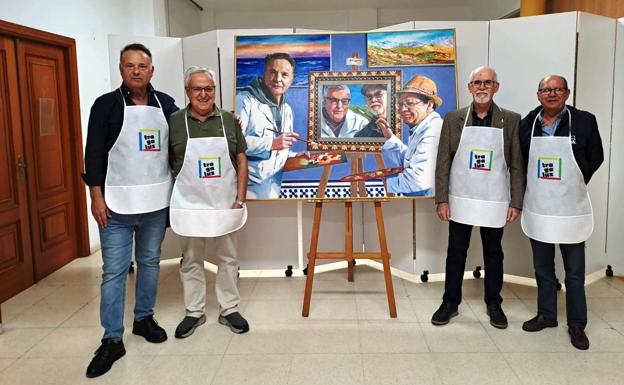 Los artistas de El Tragaluz exponen sus obras en Almaraz
