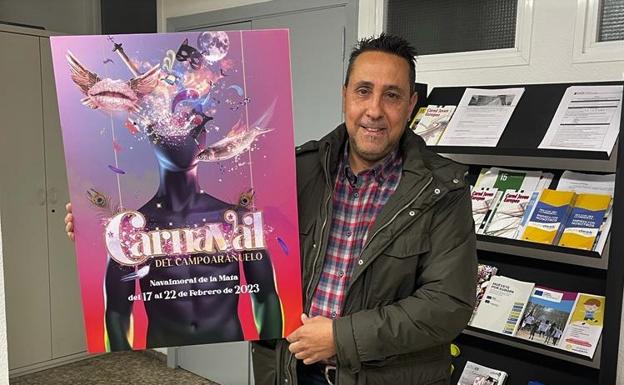Un cartel del diseñador local Héctor Holgado anunciará el Carnaval 2023