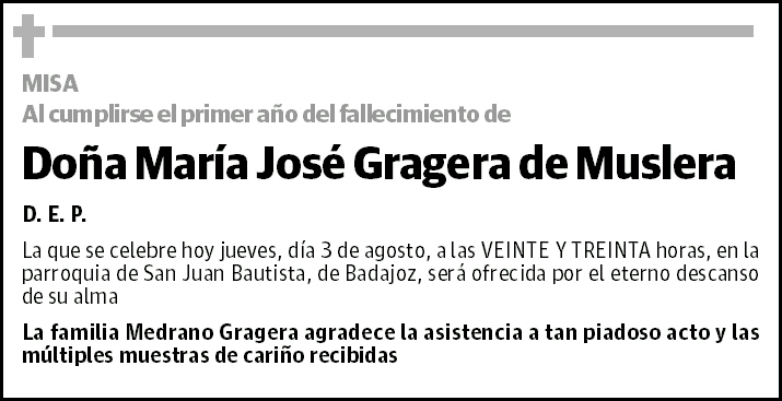 María José Gragera de Muslera