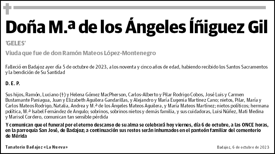 M.ª de los Ángeles Íñiguez Gil