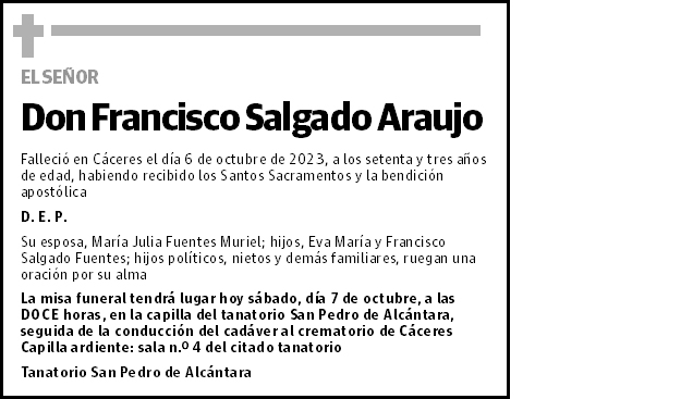 Francisco Salgado Araujo
