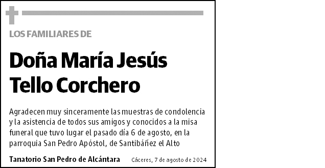 María Jesús Tello Corchero