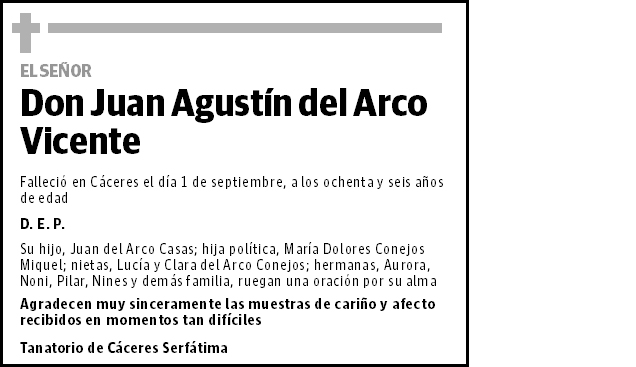 Juan Agustín del Arco Vicente