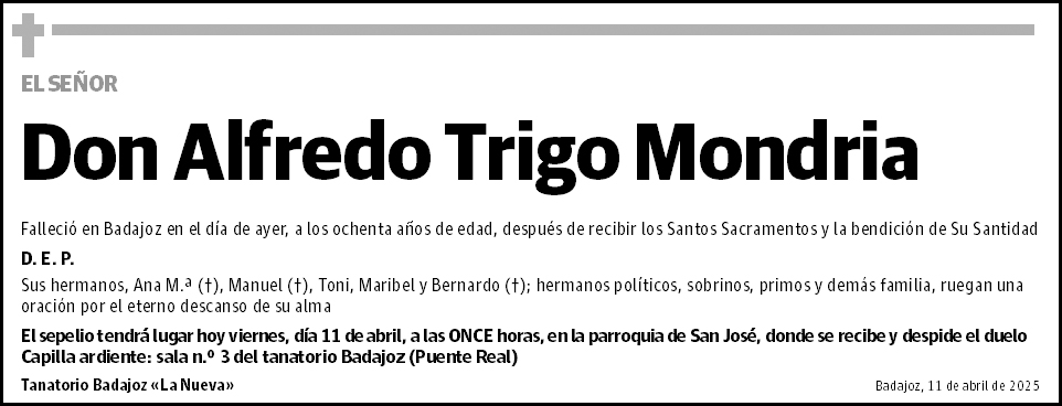 Alfredo Trigo Mondria