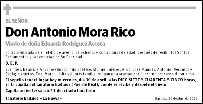 Antonio Mora Rico