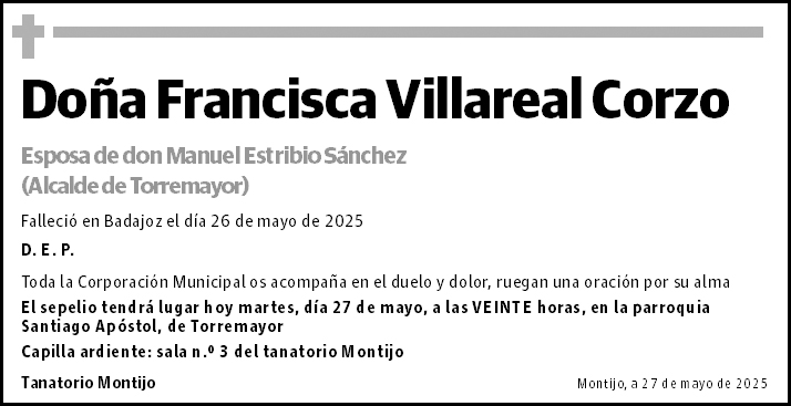 Francisca Villareal Corzo