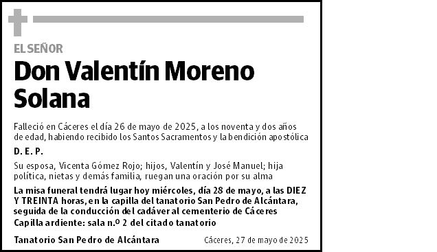 Valentín Moreno Solana