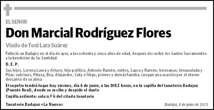 Marcial Rodríguez Flores
