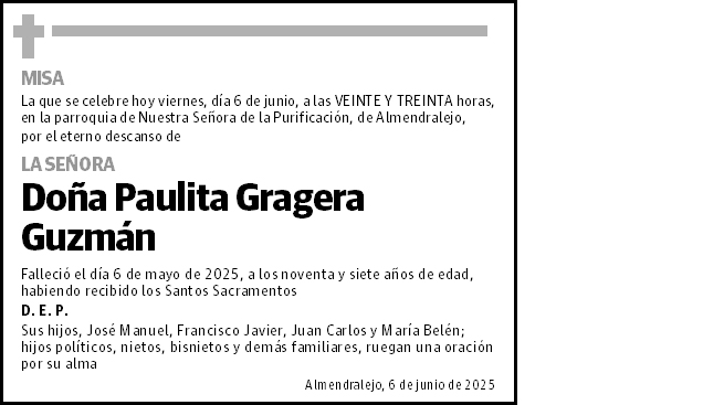 Paulita Gragera Guzmán