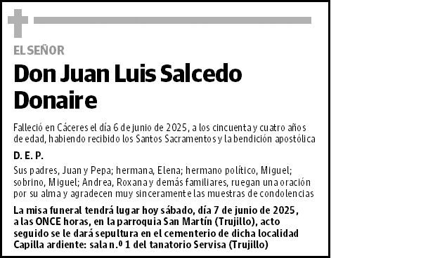 Juan Luis Salcedo Donaire