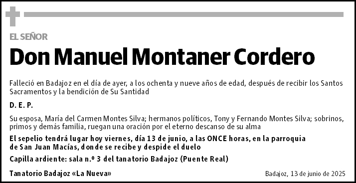 Manuel Montaner Cordero