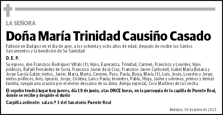 María Trinidad Causiño Casado