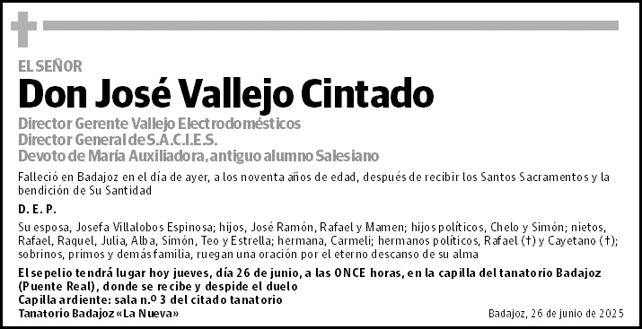 José Vallejo Cintado