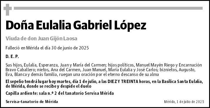 Eulalia Gabriel López