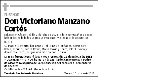 Victoriano Manzano Cortés