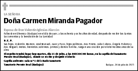Carmen Miranda Pagador