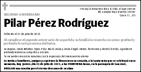 Mª Pilar Pérez Rodríguez