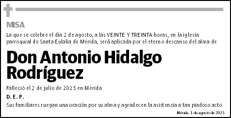 Antonio Hidalgo Rodríguez