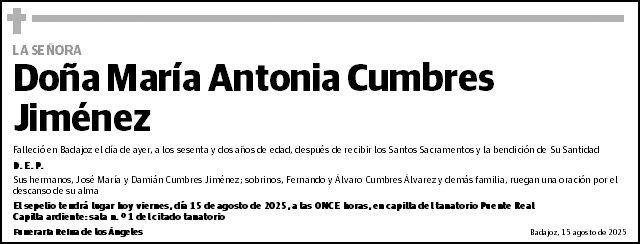 María Antonia Cumbres Jiménez