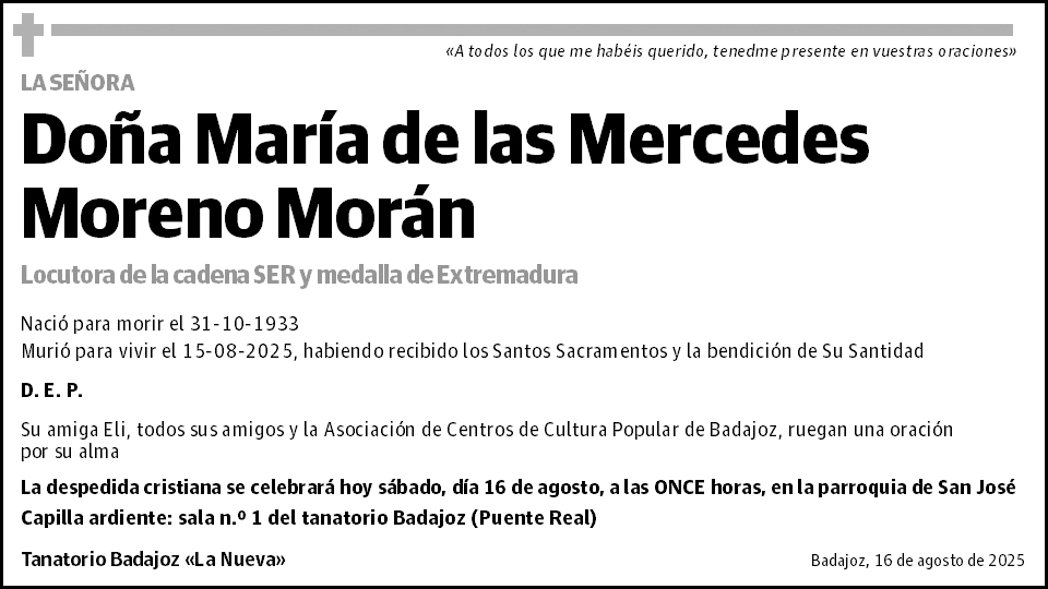 María de las Mercedes Moreno Morán