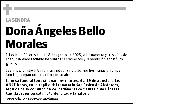 Ángeles Bello Morales
