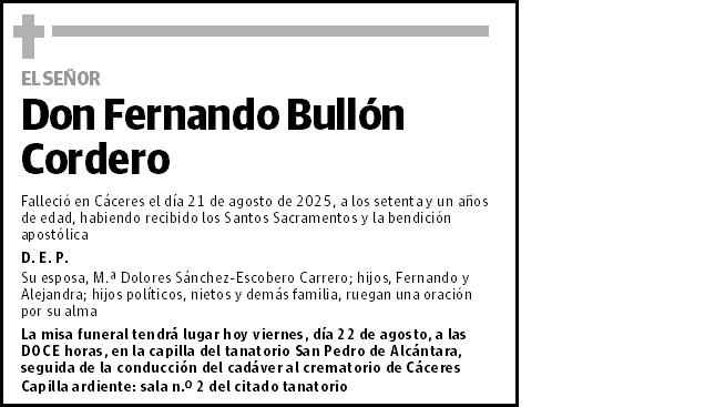 Fernando Bullón Cordero