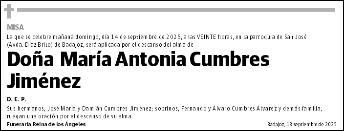 María Antonia Cumbres Jiménez
