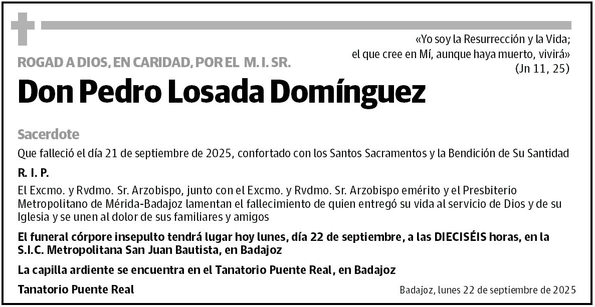 Don Pedro Losada Domínguez