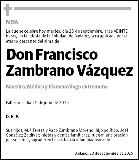 Francisco Zambrano Vázquez