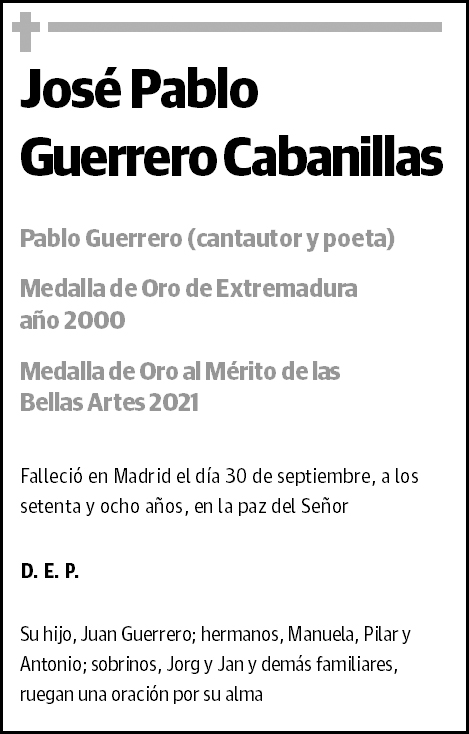José Pablo Guerrero Cabanillas