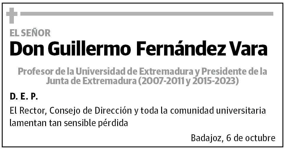 Don Guillermo Fernández Vara
