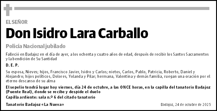 Isidro Lara Carballo
