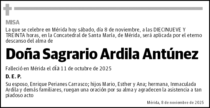 Sagrario Ardila Antúnez