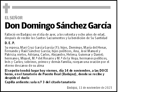 Domingo Sánchez García