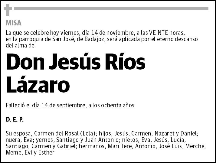 Jesús Ríos Lázaro