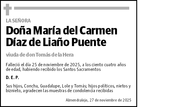 María del Carmen Díaz de Liaño Puente