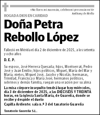 Petra Rebollo López