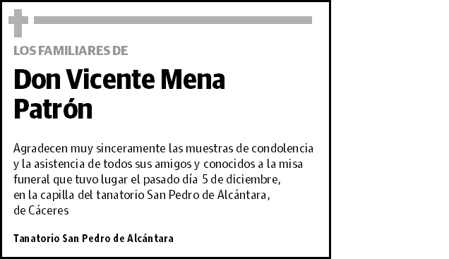 Vicente Mena Patrón