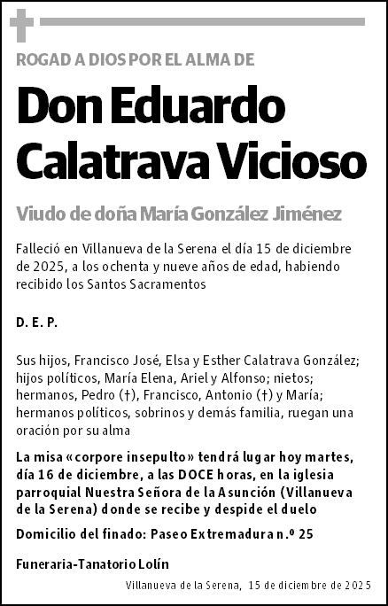 Eduardo Calatrava Vicioso