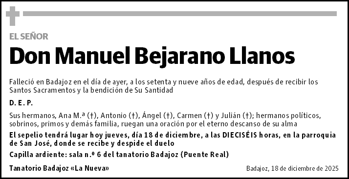 Manuel Bejarano Llanos