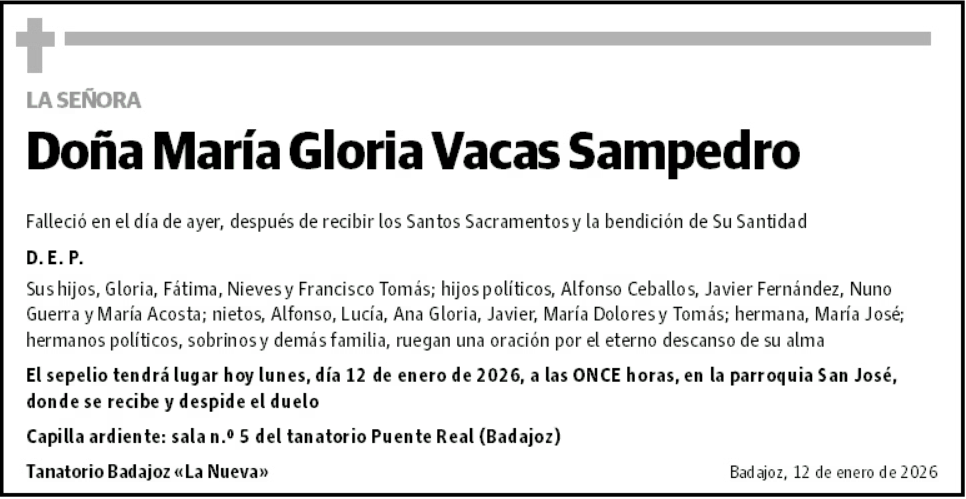 María Gloria Vacas Sampedro