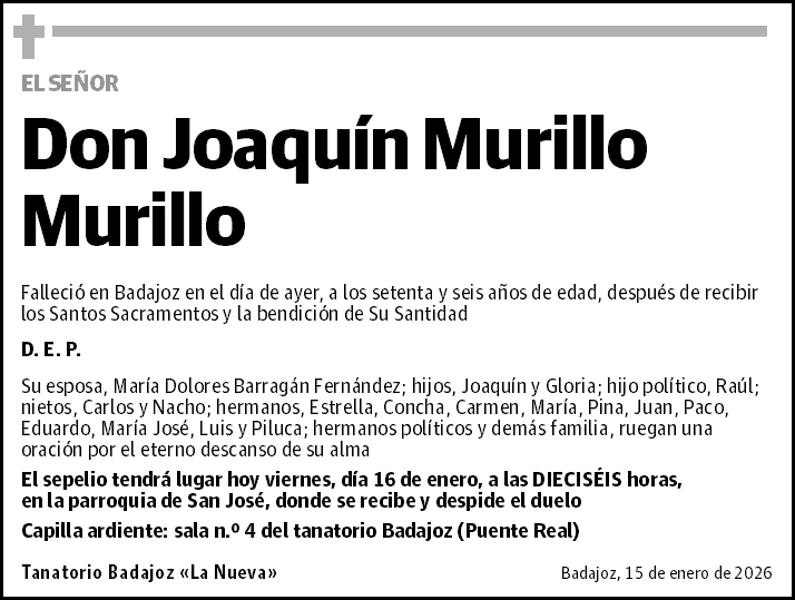 Joaquín Murillo Murillo
