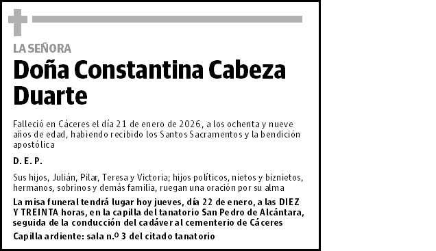 Constantina Cabeza Duarte